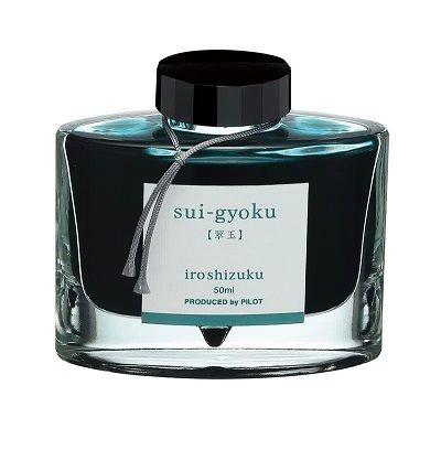 Calimari cerneala - Pilot Iroshizuku -sui-gyoku- Green-Blue 50 ML