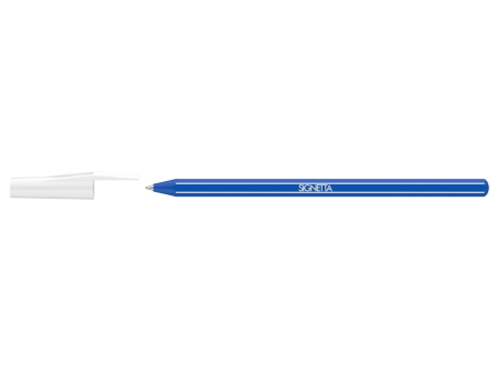 Ballpoint pens - ICO Signetta Blue disposable ballpoint pen