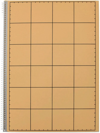 Bloc de desen Maruman S1020A Cream Croquis, A4, 40 file [5]
