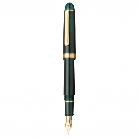 Stilou Platinum #3776 CENTURY Laurel Green B - Penita Aur 14K [3]