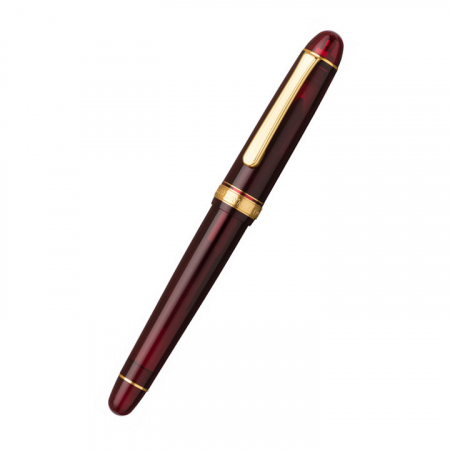 Stilou Platinum #3776 CENTURY Bourgogne B - Penita Aur 14K [1]