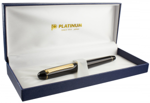 Stilou Platinum #3776 CENTURY Chartres Blue M - Penita Aur 14K [4]