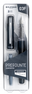 Stilou Platinum PREFOUNTE Graphite Blue F [2]