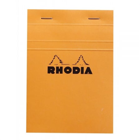 Blocnotes RHODIA No.13, Orange A6, 80 file, patratele [0]