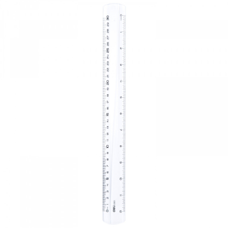 Rechizite scolare - Rigla 30 cm transparenta Deli
