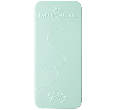Set cadou stilou B + pix XB Faber-Castell POLY PEN Caribic Blue [1]