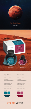 Set cerneala Colorverse 65ml+15ml - Map of Mars & Mars Attacks [2]
