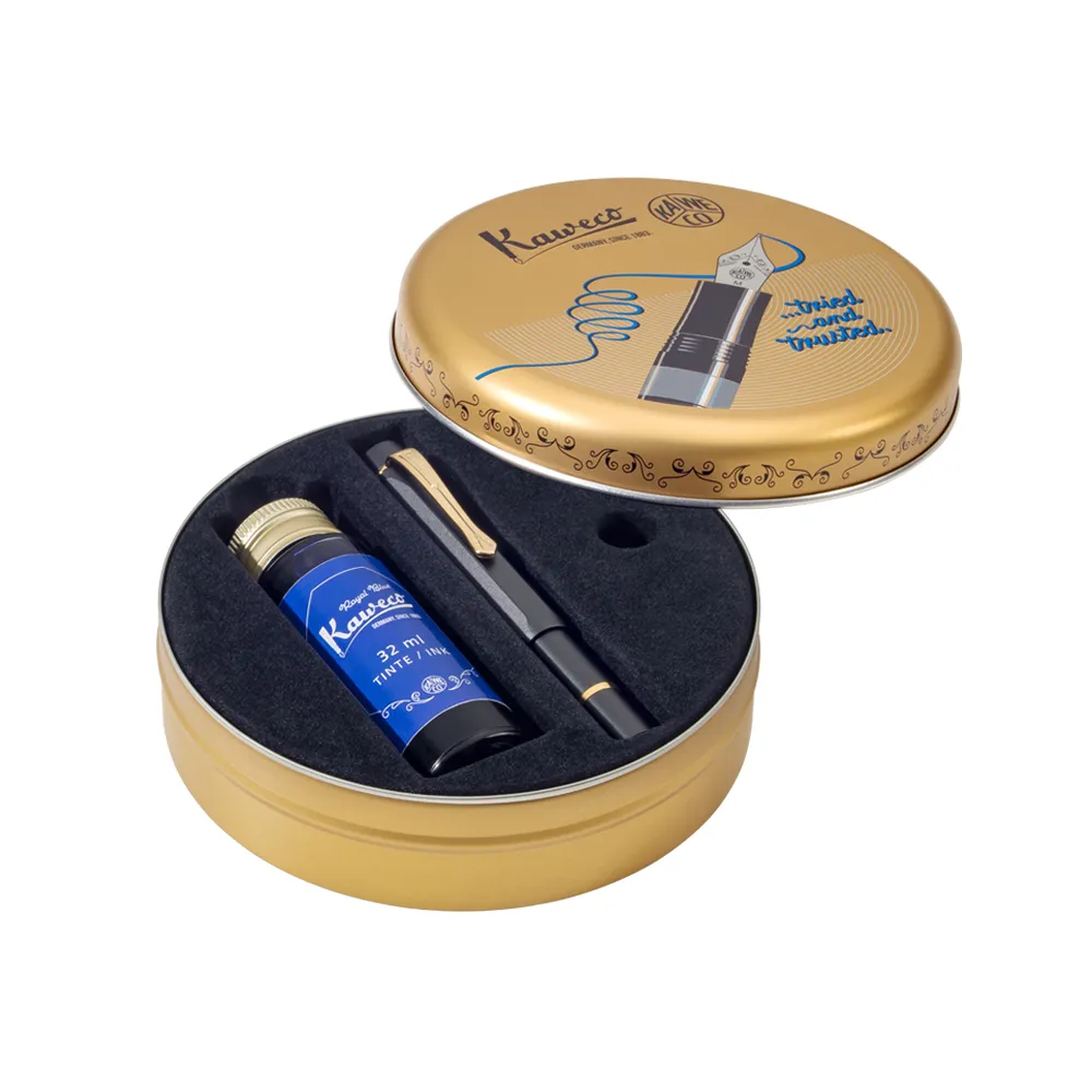 Seturi instrumente de scris - Set Stilou Kaweco Sport PISTON FILLER Starter Black F