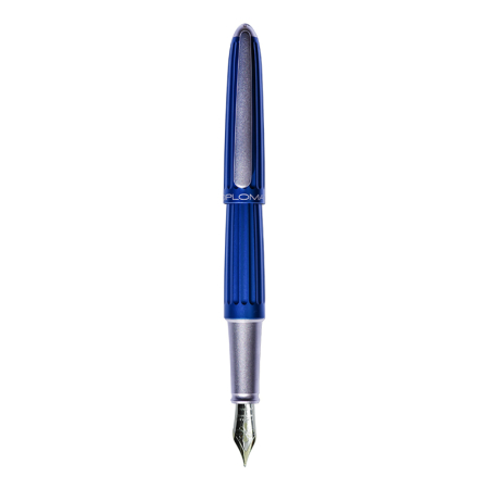 Stilouri - Stilou Diplomat Aero Blue M - penita aurita 14k