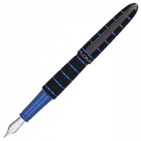Novelty - Fountain Pen Diplomat Elox Ring Black/Blue M