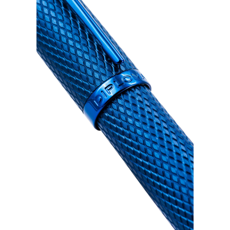 Stilou Diplomat Viper blu Guilloche F/M [5]