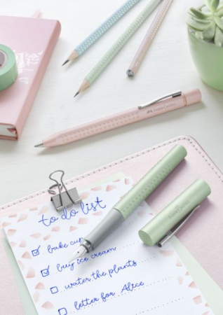 Stilou Faber-Castell GRIP 2011 Pearl Menta F [3]