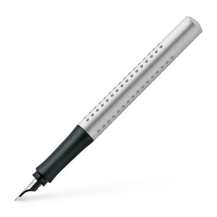Instrumente de scris si produse conexe - Stilou Faber-Castell GRIP 2011 Argintiu F