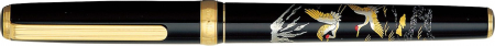Stilou Platinum Vicoh Modern Maki-e Crane & Mt.Fuji F - Penita Aur 18K [0]