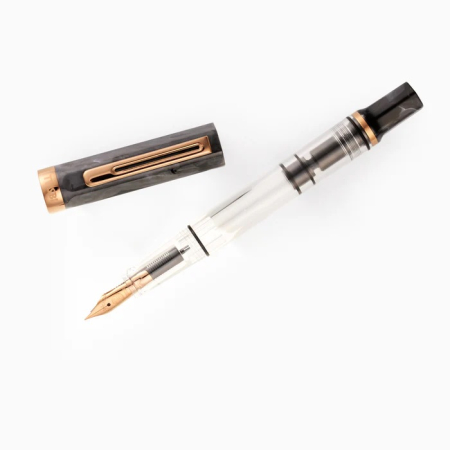 Stilouri - Stilou TWSBI ECO Black Marble with Bronze F