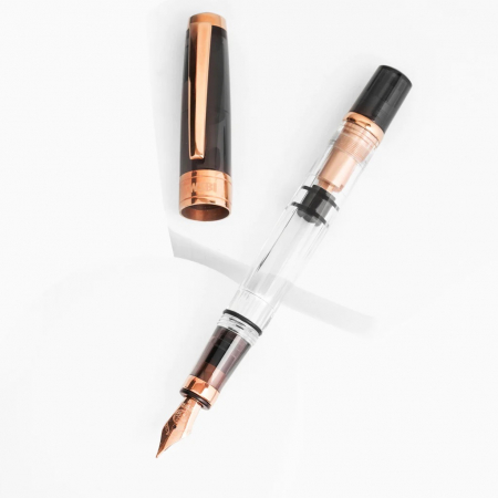 Stilouri premium - Stilou TWSBI Diamond 580 Smoke RoseGold II F