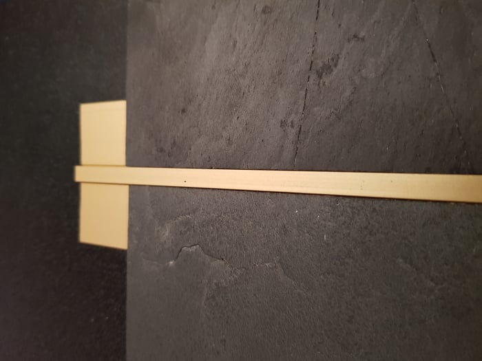 Profil metalic GOLD pentru delimitare 2,7 ml [7]