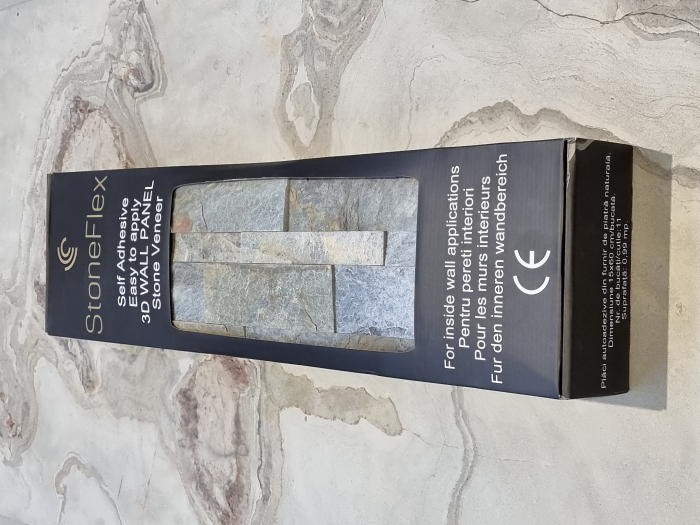 Panel 3D Silver Shine 15 x 60 cm nonadeziv [7]