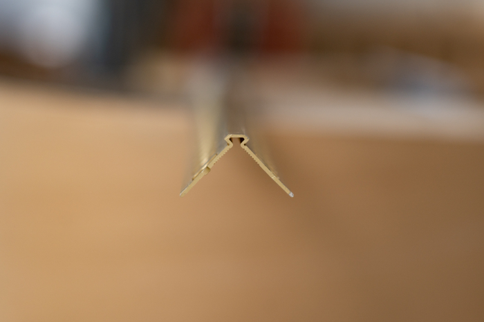 Profil metalic GOLD pentru colt exterior patrat 2,7 ml [2]