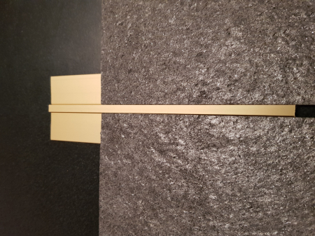 Profil metalic GOLD pentru delimitare 2,7 ml [8]