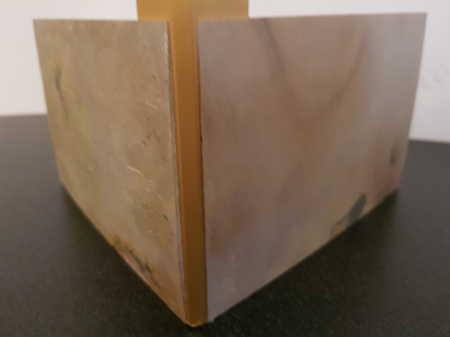 Profil metalic GOLD pentru colt exterior patrat 2,7 ml [6]