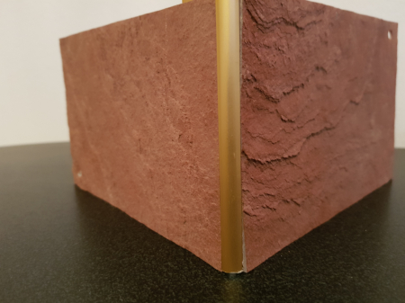 Profil metalic GOLD pentru colt exterior rotund 2,7 ml [2]