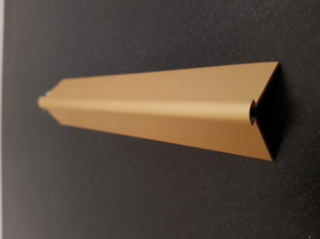 Profil metalic GOLD pentru colt exterior rotund 2,7 ml [0]