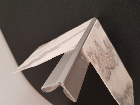 Profil metalic SILVER pentru colt exterior patrat 2,7 ml [10]