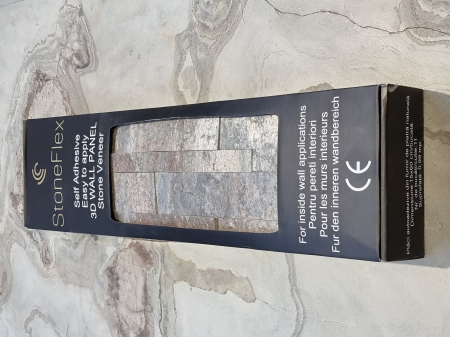 Panel 3D Copper Red 15 x 60 cm autoadeziv [2]