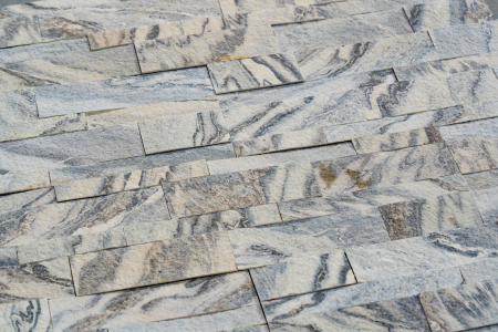 Piatra flexibila LUX - Panel 3D Fantasy White 15 x 60 cm nonadeziv