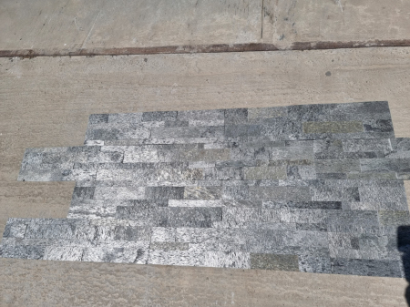 Panel 3D Silver Shine 15 x 60 cm nonadeziv [2]