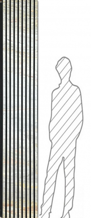 Riflaje Panou Acustic - Panou Burning Forest 41 x 244 cm (1 MP)