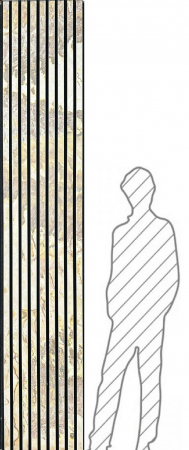 Riflaje Panou Acustic - Panou Indian Autumn 41 x 244 cm (1 MP)