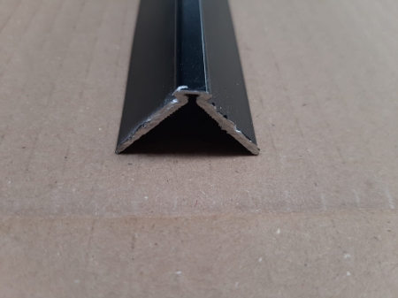 Profil metalic BLACK pentru colt exterior patrat 2,7 ml [0]