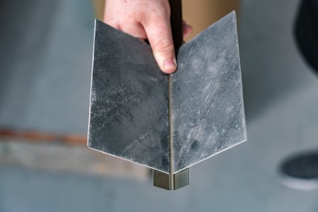 Profile StoneFlex - Profil STEEL colt interior 2,7 ml