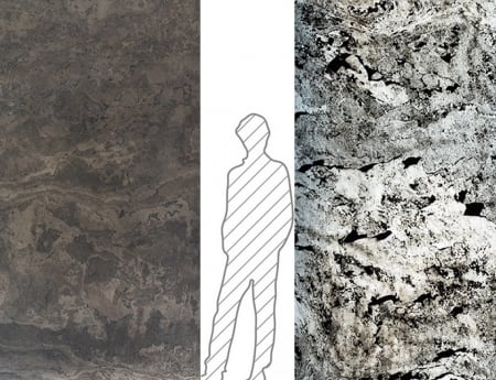 Piatra translucida - Translucid-K Black 122x244 cm