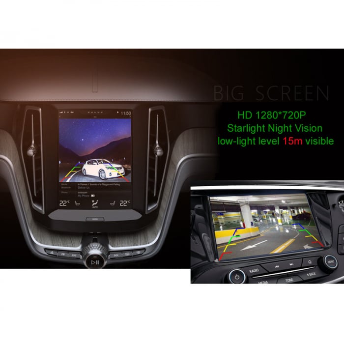 Camera marsarier HD, unghi 170 grade cu StarLight Night Vision pentru Audi A1, A4, A5, A6, A7, Q5 - FA727 [4]