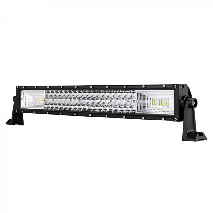 LED Bar Auto 324W, leduri pe 3 randuri, 12V-24V, 22680 Lumeni, 21,5"/54,6 cm, Combo Beam 12/60 Grade [1]