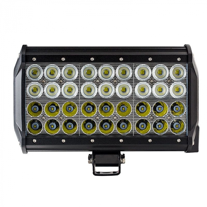 LED Bar Auto cu 2 faze (faza scurta/faza lunga) 108W/12V-24V, 9180 Lumeni, lungime 23,5 cm, Leduri CREE [2]