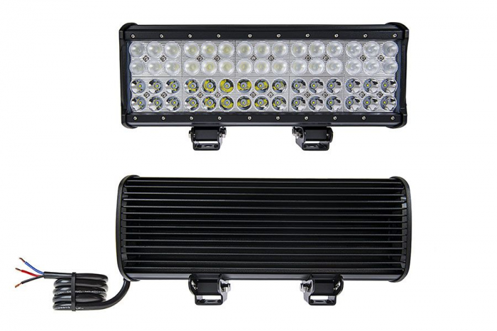 LED Bar Auto cu 2 faze (faza scurta/faza lunga) 180W/12V-24V, 15300 Lumeni, lungime 37 cm, Leduri CREE [2]