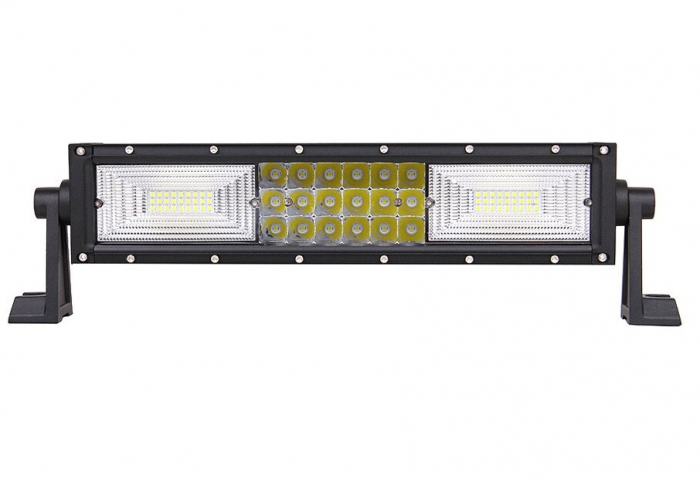LED Bar Auto Curbat 216W, leduri pe 3 randuri, 12V-24V, 15120 Lumeni, 13,5"/34,2 cm, Combo Beam 12/60 Grade [1]