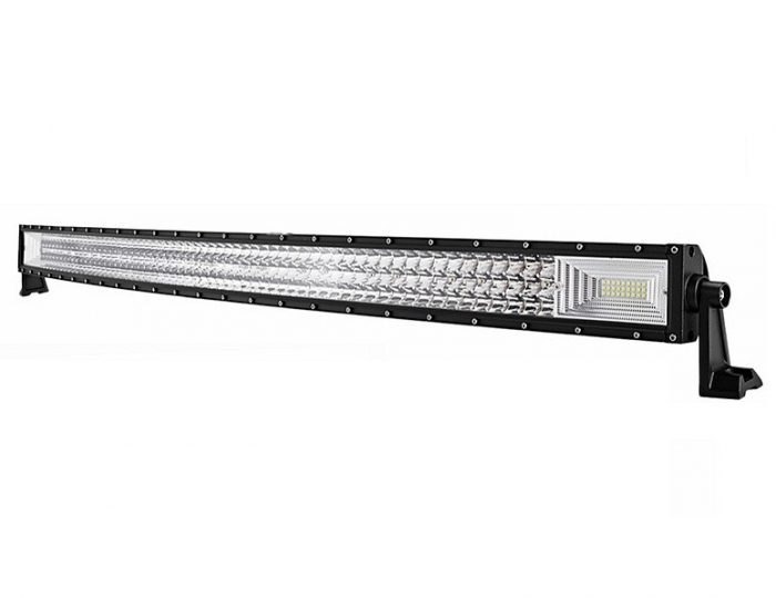LED Bar Auto Curbat 702W, leduri pe 3 randuri, 12V-24V, 49140 Lumeni, 50"/127 cm, Combo Beam 12/60 Grade [1]
