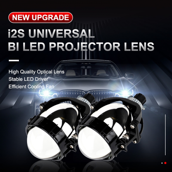 Lupe Bi Led Auto 3" putere 35W luminozitate 7900 Lumeni 5500k 12V i2s-Universal [1]