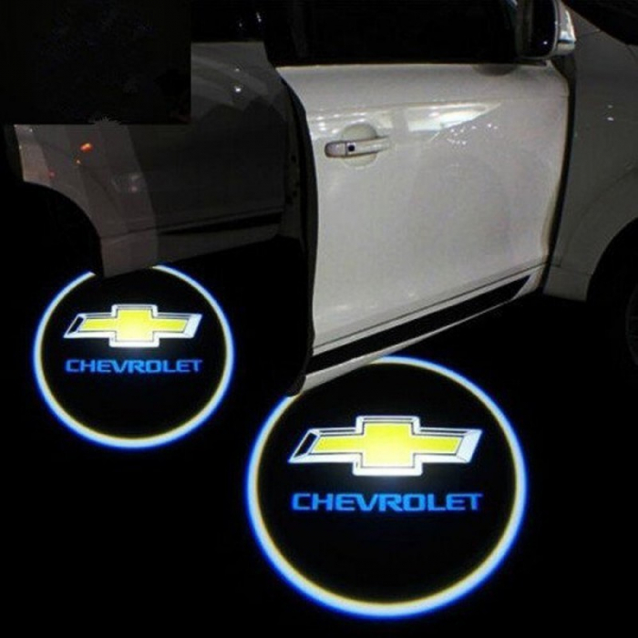 Proiectoare Portiere cu Logo Chevrolet - BTLW045 [1]