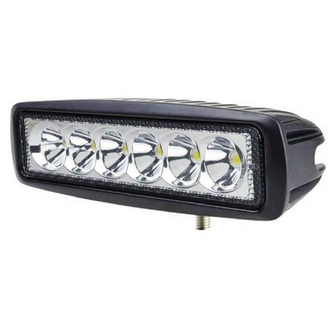 Proiector LED Auto Offroad 18W/12V-24V, 1320 Lumeni, Lungime 16 cm, Spot Beam 25 Grade [2]