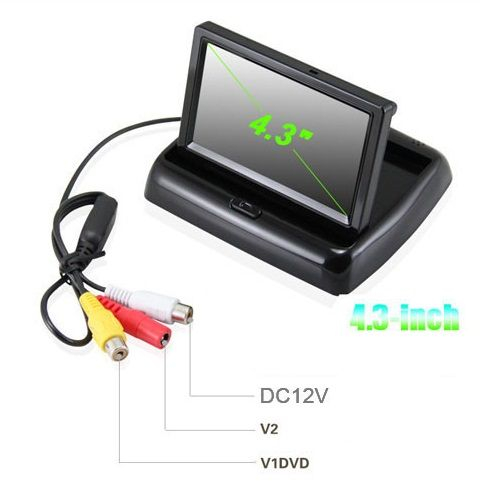 Senzori parcare cu camera video si display LCD de 4.3" pliabil S612-P [2]