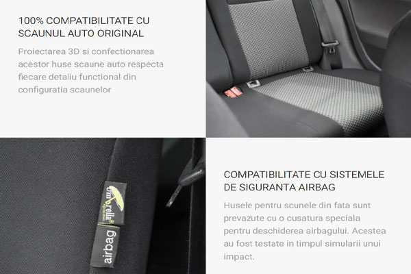 Muscular Tradition Contribution Set Huse Scaun Dacia Duster 2010 -2013 (Bancheta Fractionata)