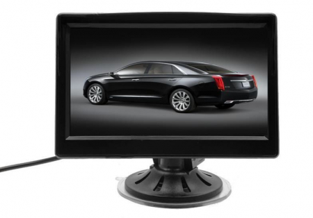 Display auto LCD 4.3" D701 cu ventuza pentru parbriz [0]