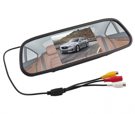 Display auto LCD 5" D706-C pe oglinda retrovizoare [0]