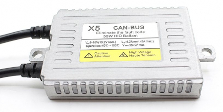 Kit xenon X5 Canbus 55W 12V balast standard digital [2]